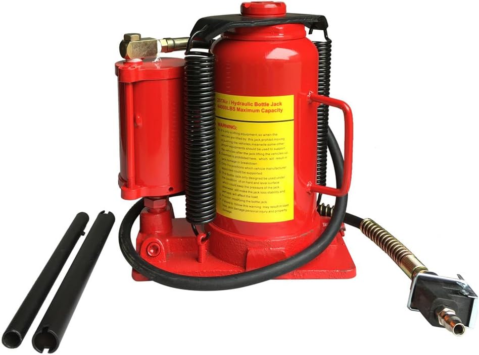 20 Ton Air Hydraulic Bottle Jack 40,000lb Heavy Duty Auto Truck Repair Lift Amazon.ca Automotive