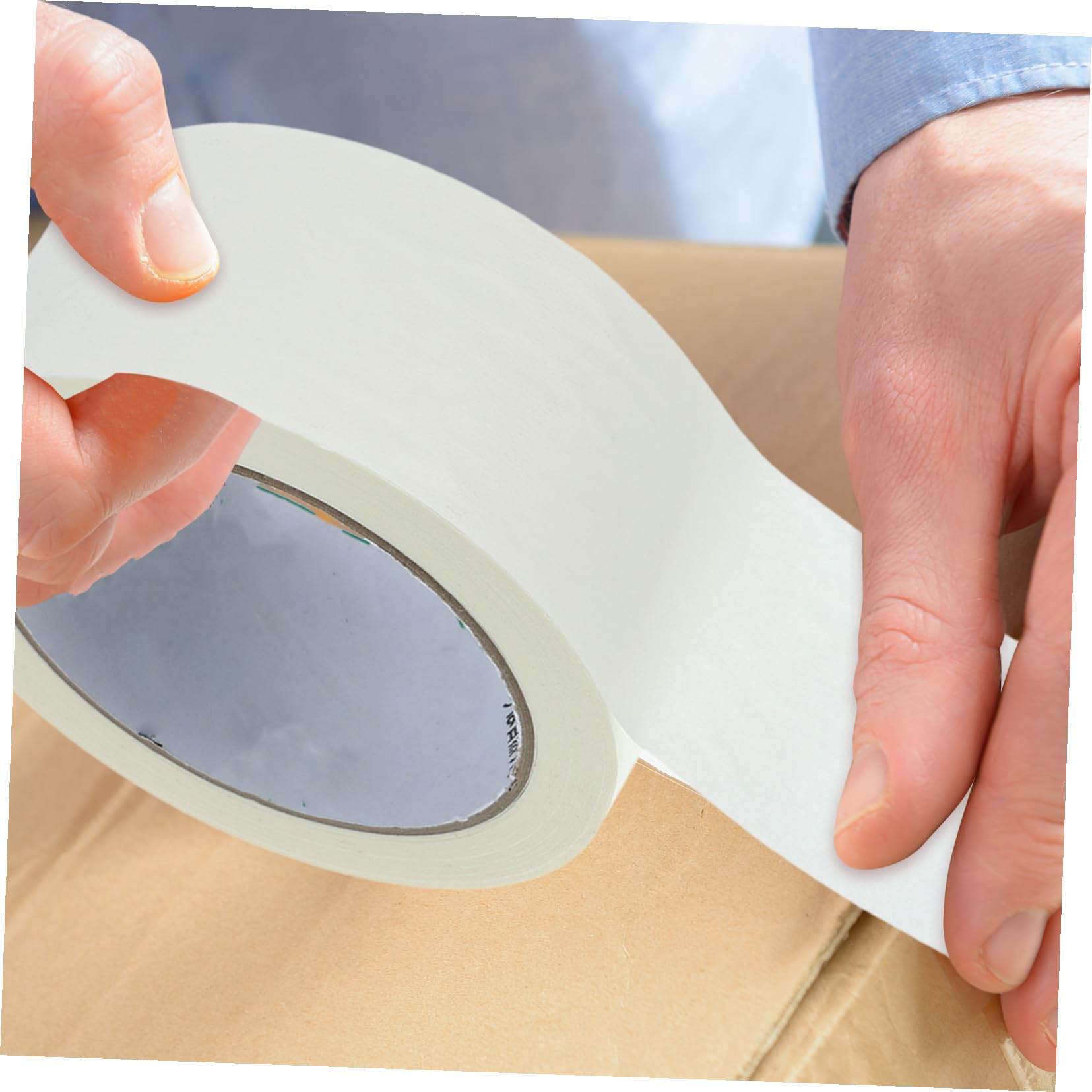 Angoily 2rotoli Nastro Bianco Per Nastro Spedizione Per Carichi Pesanti Carta Per Spedizioni Rinforzato