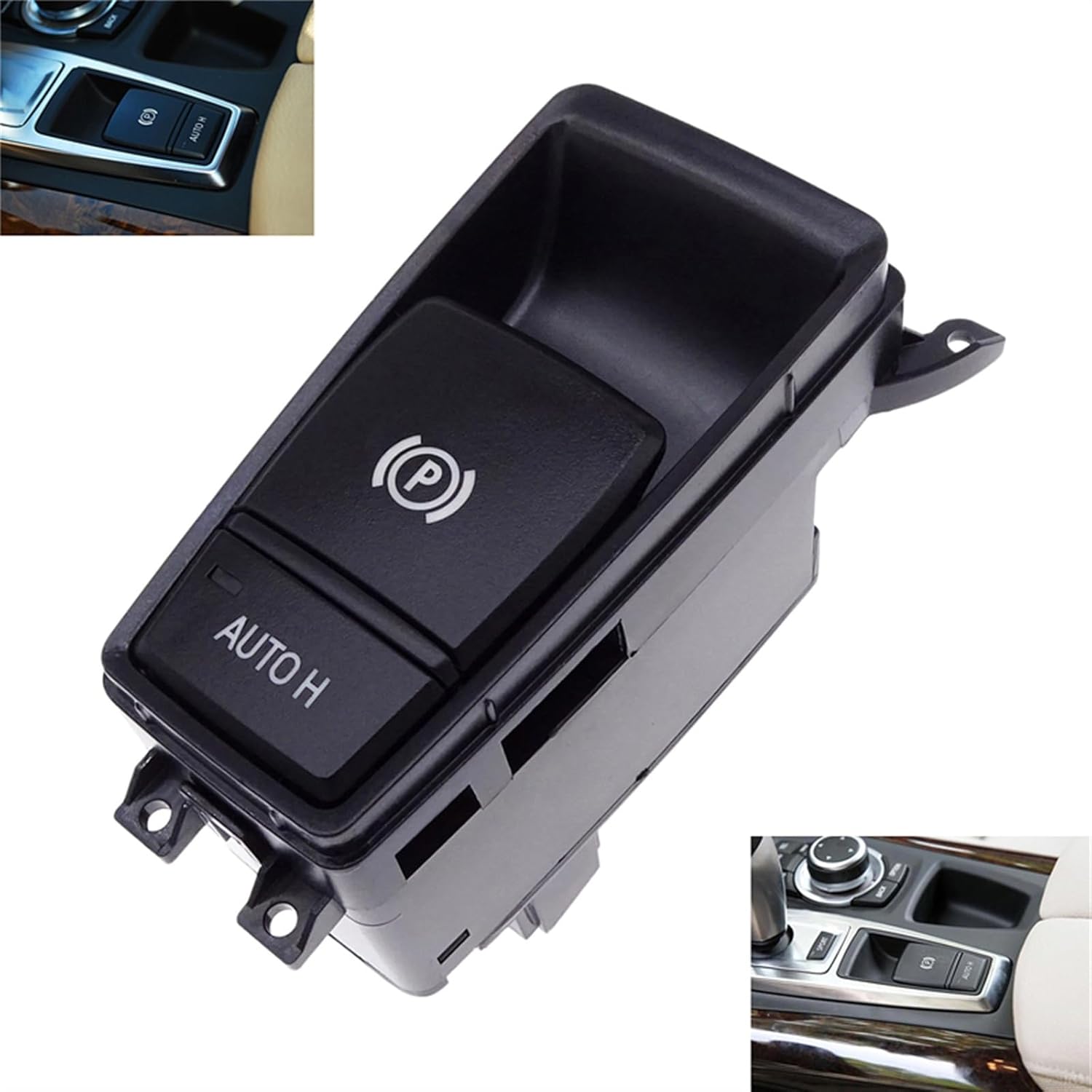 for X5 E53 E70 F15 X6 E71 F16 E72 Car Assembly Parking Brake P Button Auto H Control Switch Cover Replacement 61319148508 car Parking Button