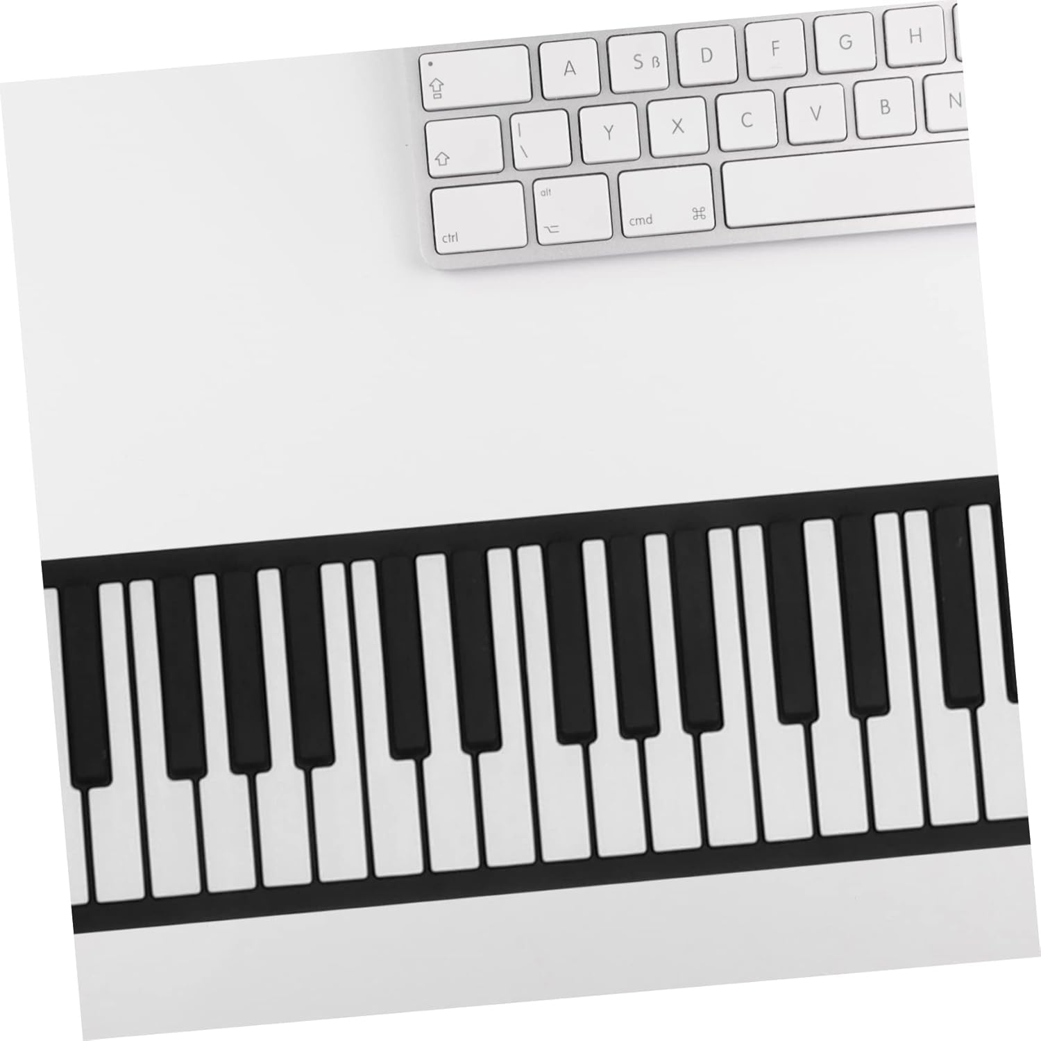 GALPADA 88 Keys Roll Up Piano Portable Foldable Keyboard for Beginners Professional Lightweight Design Includes Teaching Function and Rechargeable Battery