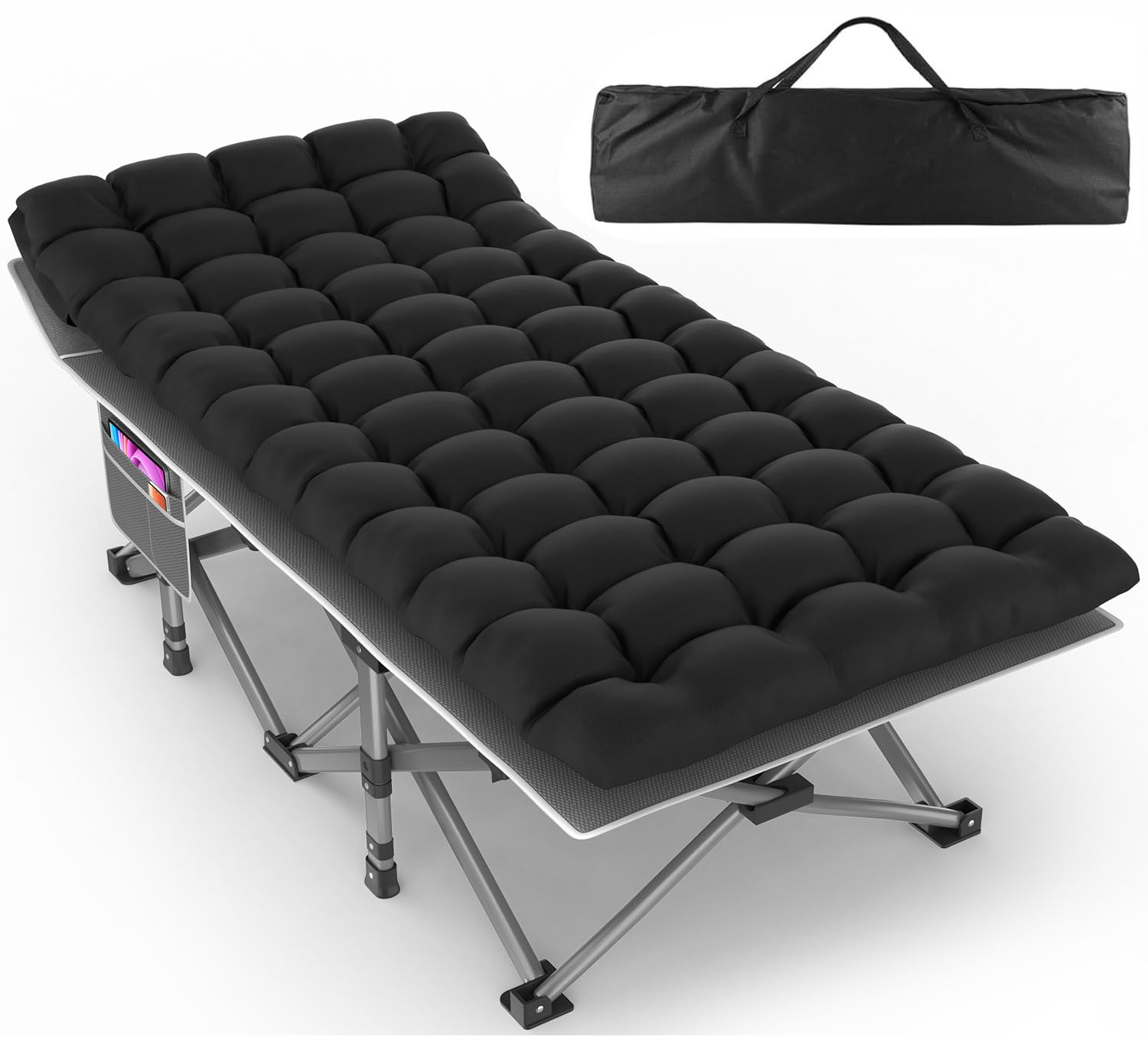 ZENPETIO 32in XXL Folding Camping Cot