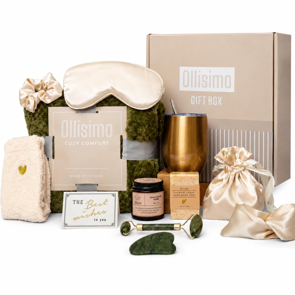 Luxury Spa Gift Basket for Women - Self Care Kit -1