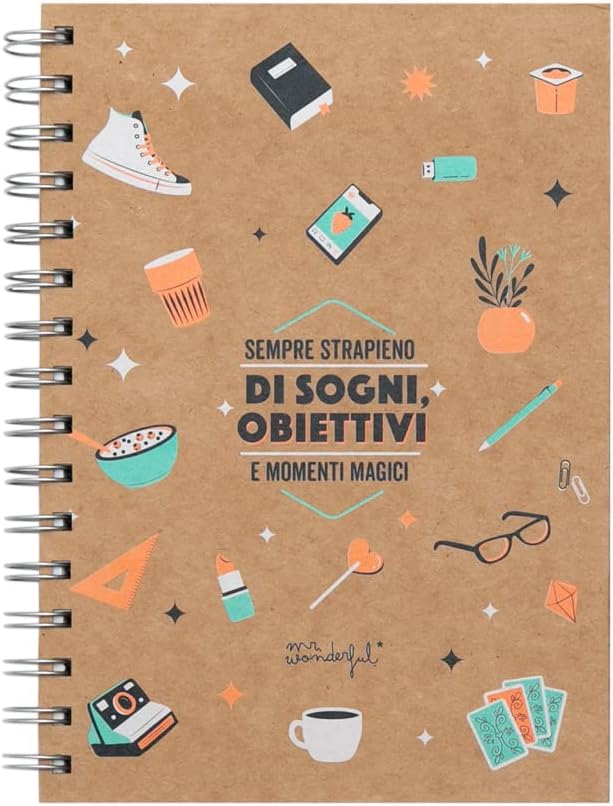 Small notebook - Always full of dreams, goals and magical moments - Mr.Wonderful