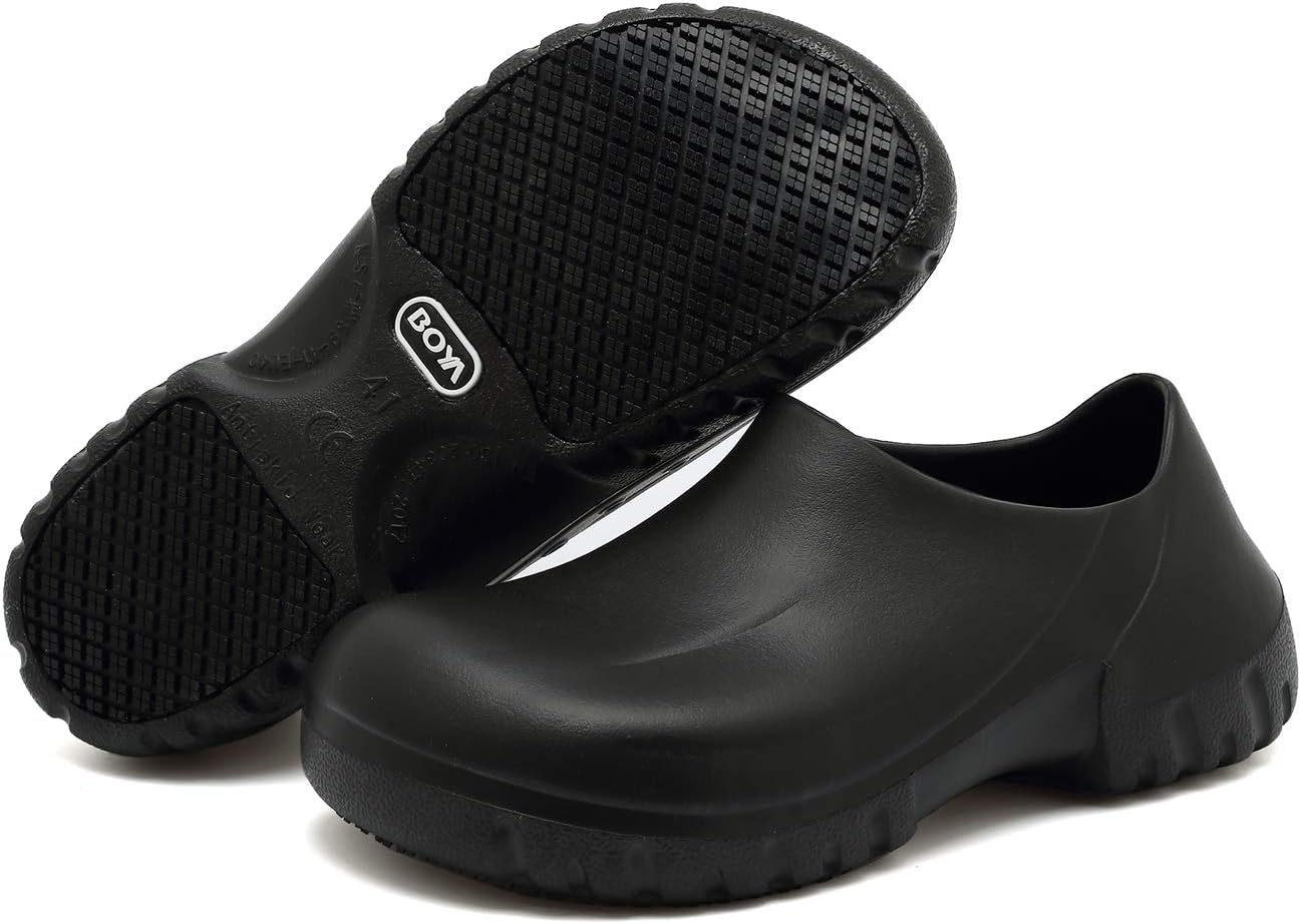 incarpo Men and Women Slip Resistant Chef Clogs Nurse Shoes Lightweight Working Shoes