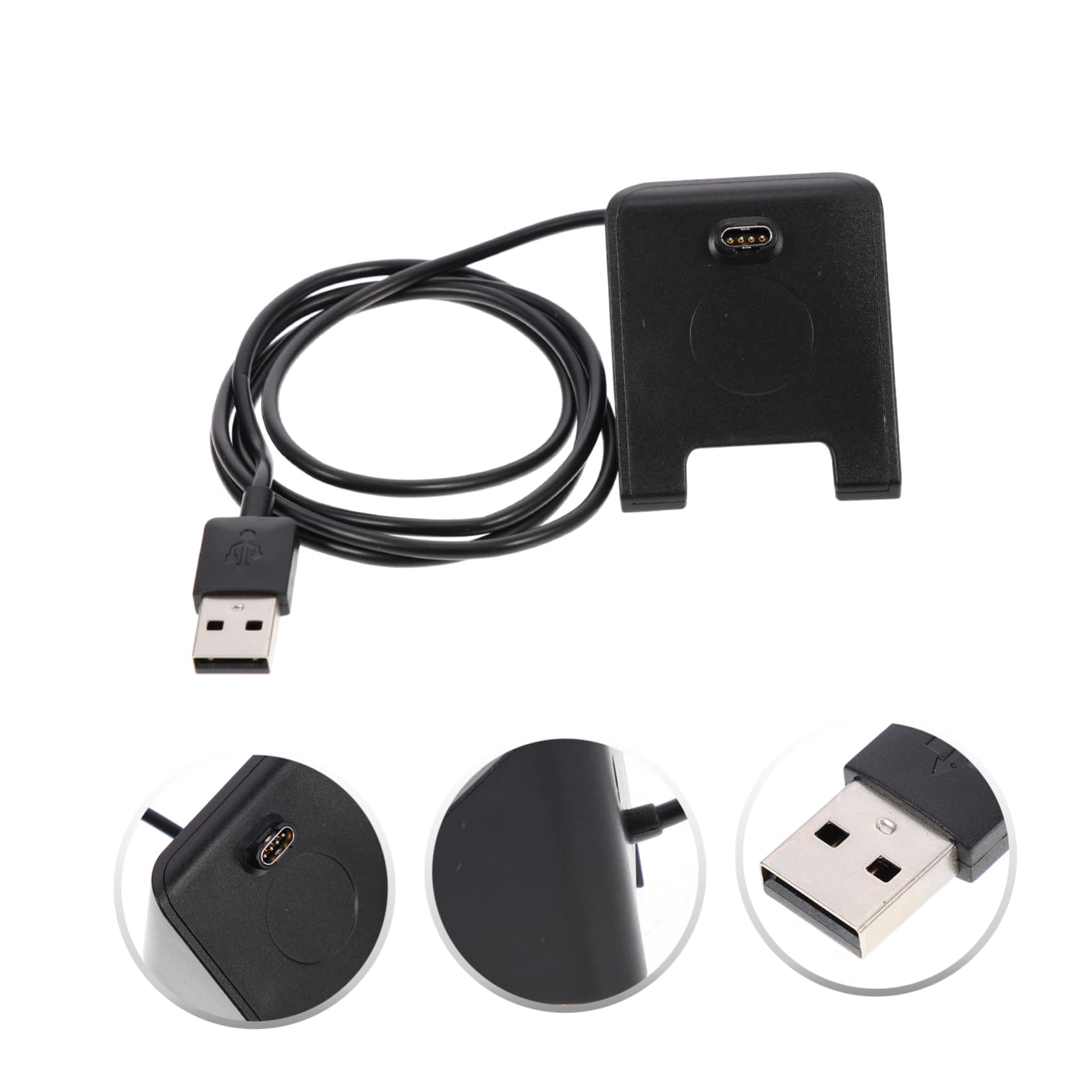 HOMSFOU 4stücke Smartwatch Ladekabel Station Kompatibel Mit Robuste Ladebasis Mit Einfachem Zugang Für Schnelles Und Stabiles Aufladen Ohne Armband Zu Entfernen