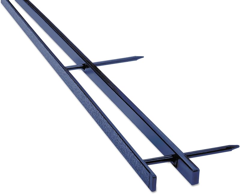 Lomos de encuadernación GBC, resellables, 2" de profundidad, lomos de 4 pines, capacidad de 200 hojas, VeloBind, azul, paquete de 25 (9741631)