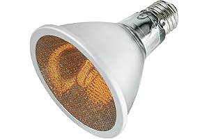 Repti Zoo Reptile Basking Heat Lamp Bulb: Exceptional Deep Heat for Your Cold-Blooded Companions