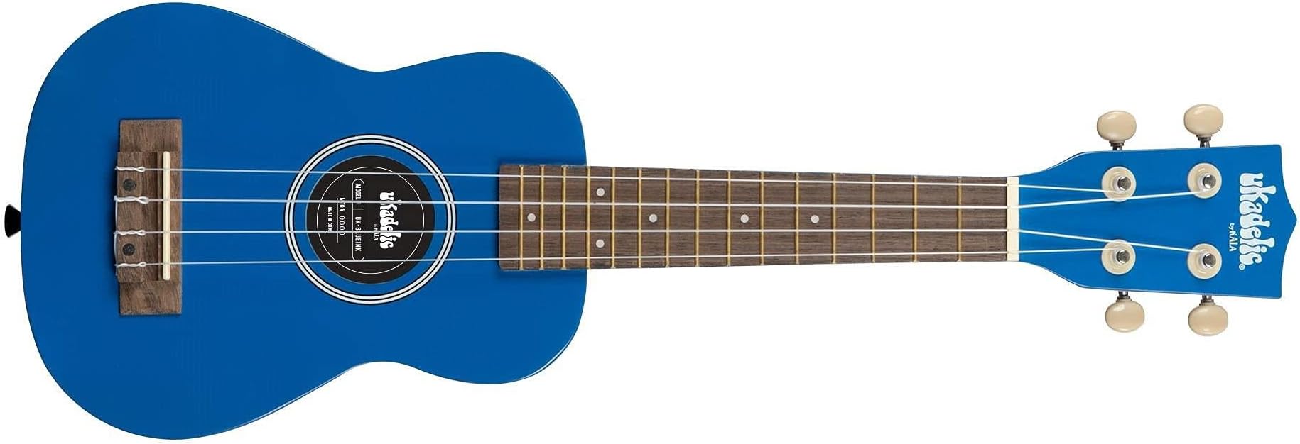 Ukadelic ‘UK-Blueink’ Soprano Ukulele