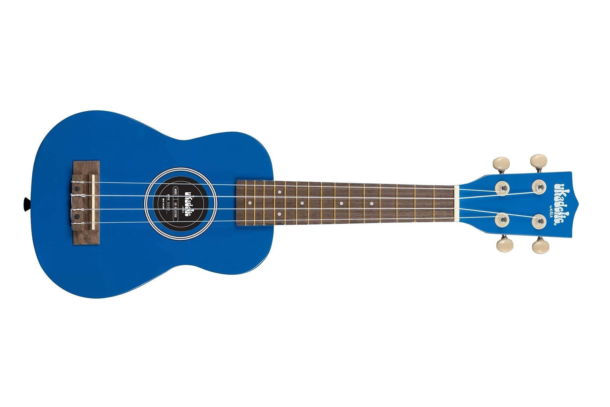 Kala Ukadelic ‘UK-Blueink’ Soprano Ukulele