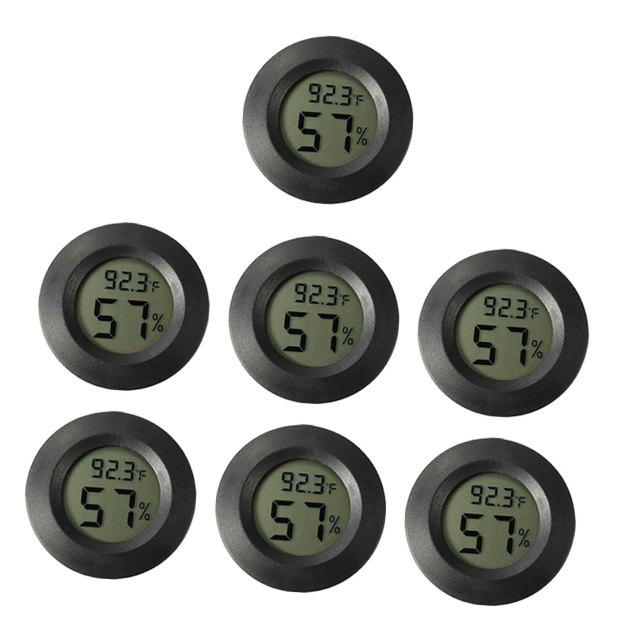 YARNOW 14pezzi Mini Termometro Igrometro Digitale per Terrario Misuratore di umidità e Temperatura per Rettili Compatibile per Uso Ed Esterno e Resistente