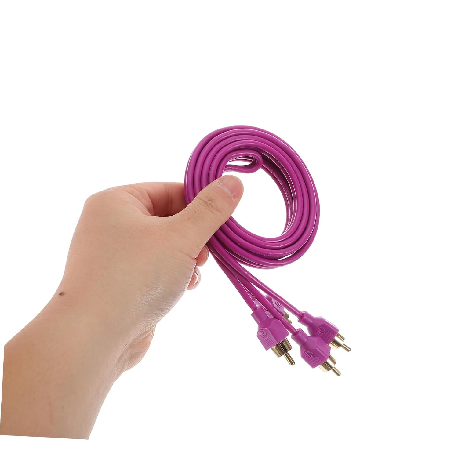 Subwoofer Speaker Wire Cable Car Audio Connector for Enhanced Sound Modified Audio Cable for Subwoofer and Amplifier Connection