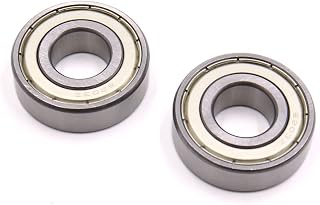 uxcell a17060200ux0163 2Pcs 6203Z Stainless Steel Motorcycle Deep Groove Radial Ball Bearing 40 x 17 x 12mm, 2 Pack