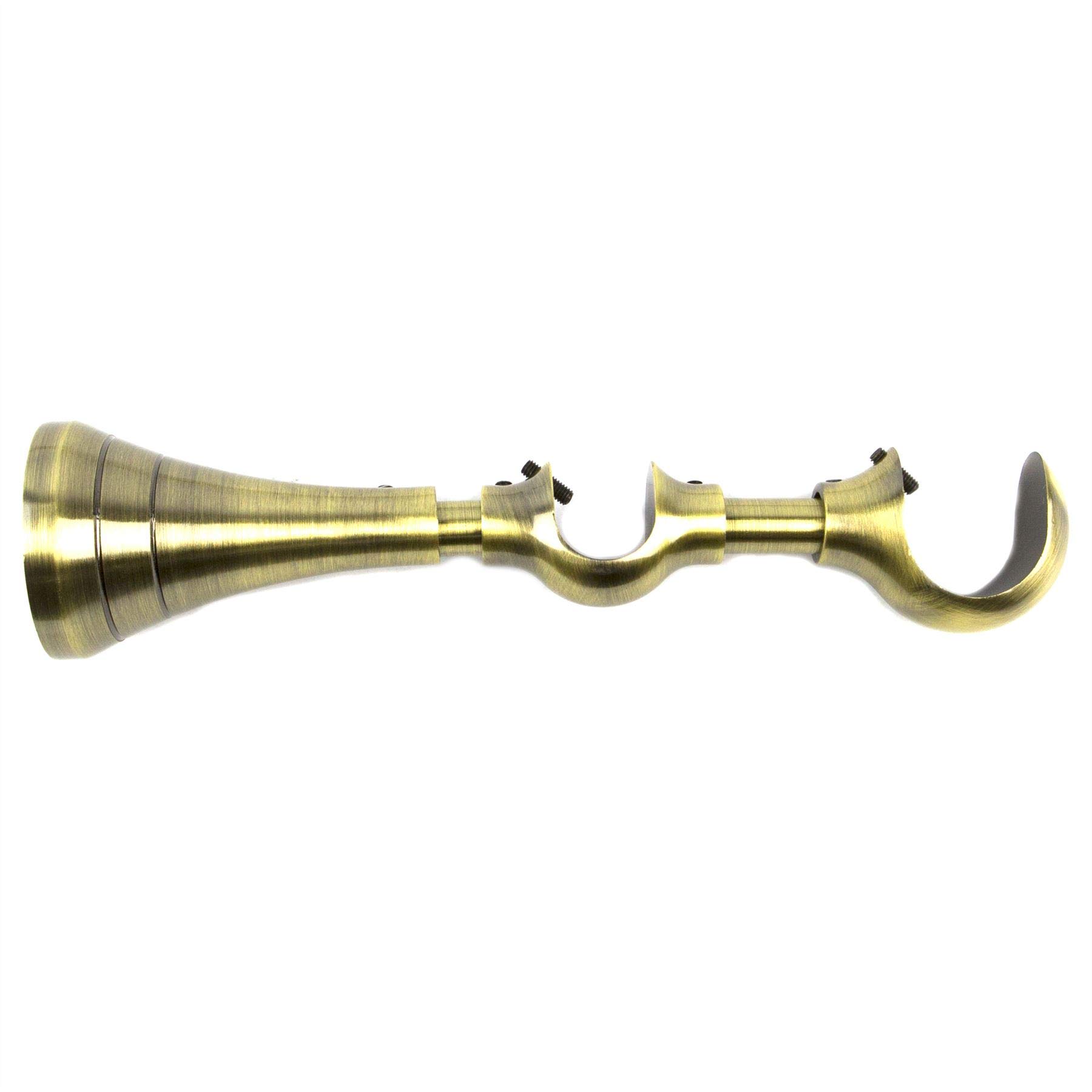 Ianpav Antique Brass Double Adjustable Bracket 25/19/19Mm,