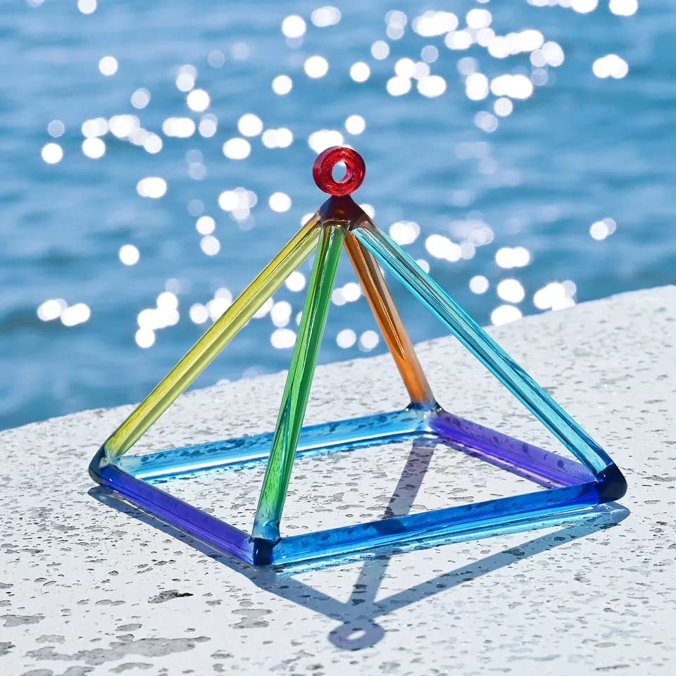ピーリング楽器　クリスタルピラミッド 試奏動画) crystal pyramid クリスタルピラミッド 8inch 民族