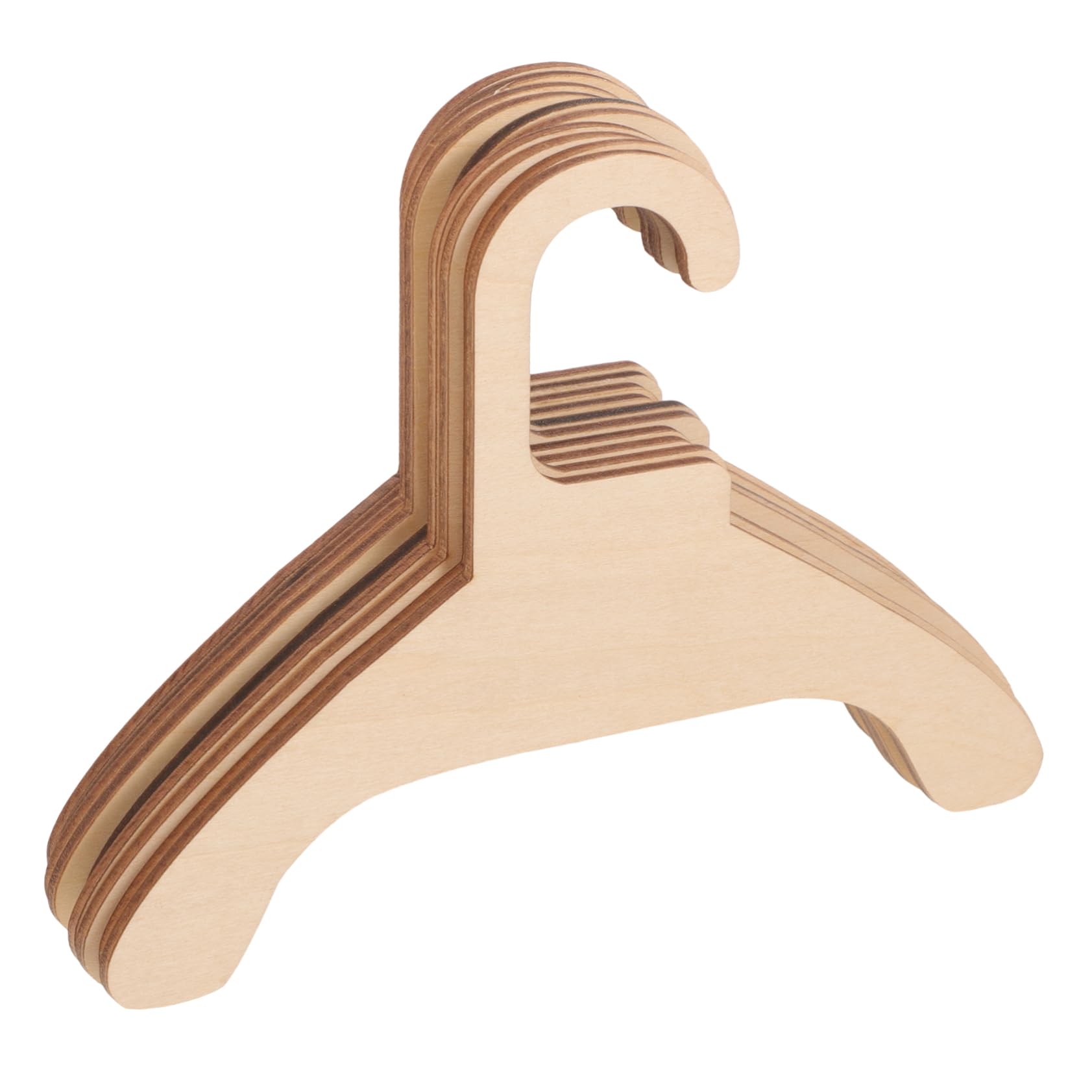 10 perchas de madera antideslizantes para ropa para perros, perchero para mascotas pequeñas de 6.3 pulgadas, ideal para perros y gatos pequeños, solución de almacenamiento duradera y elegante para