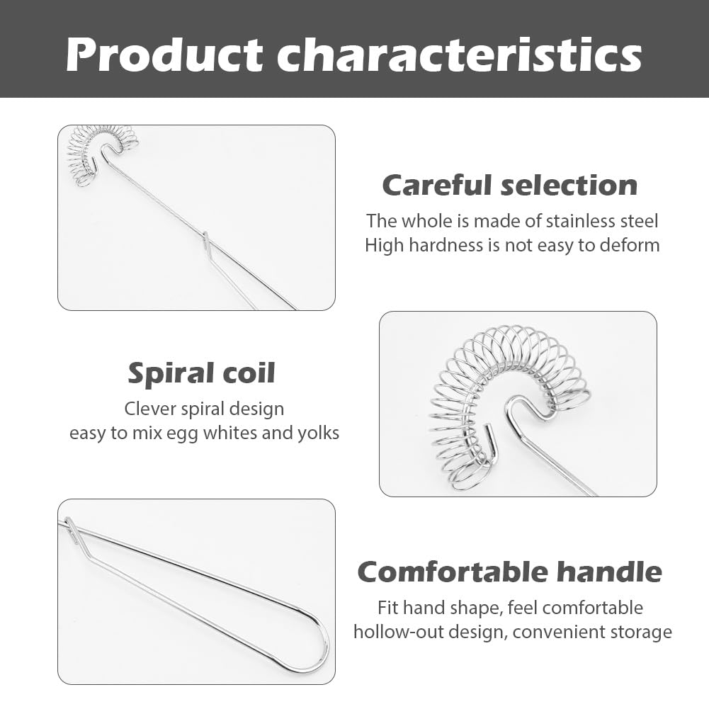 2 Pièces Fouet Cuisine Acier Inoxydable, Mini Fouet Cuisine Fouet A Spirale Melangeur De Sauce A Main Pour Melangerfouetter Les Ustensiles De Cuisine Et Les Accessoires De Cuisson Ensemble 88578809