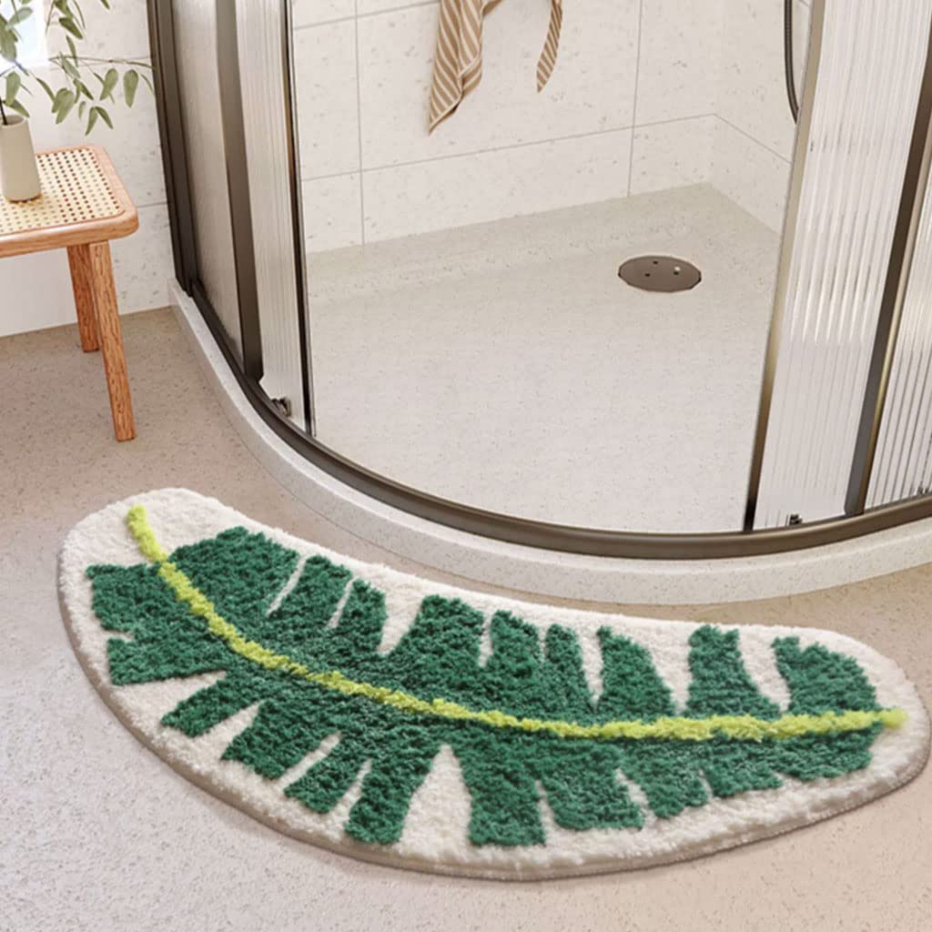 Squisito Tappeto da Bagno in Cotone Morbido Peluche Peloso Lavabile Tappeto shag Tappeto Antiscivolo Tappeto Creativo Cucina Interna Camera da Letto Soggiorno Comodo