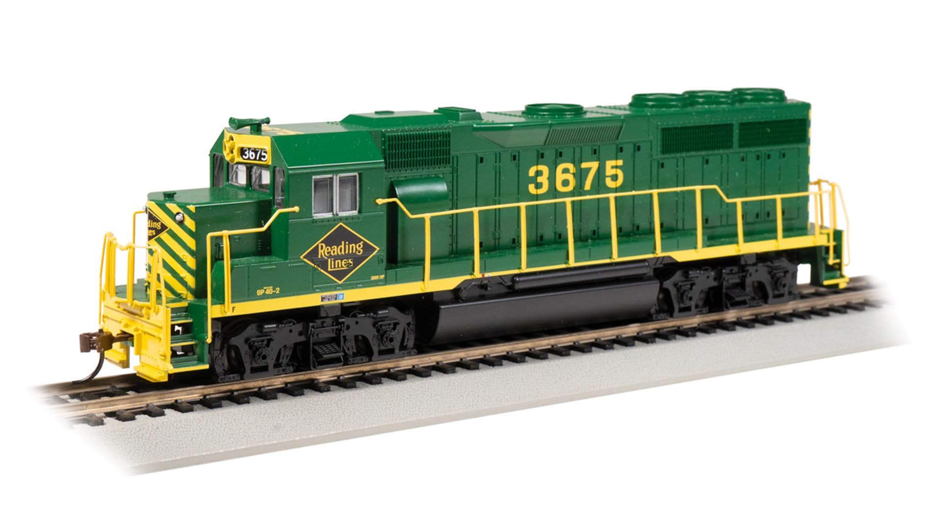 Photo 1 of Bachmann Trains - EMD GP40 - DCC Sound Value Equipped Locomotive - Reading #3675 - HO Scale