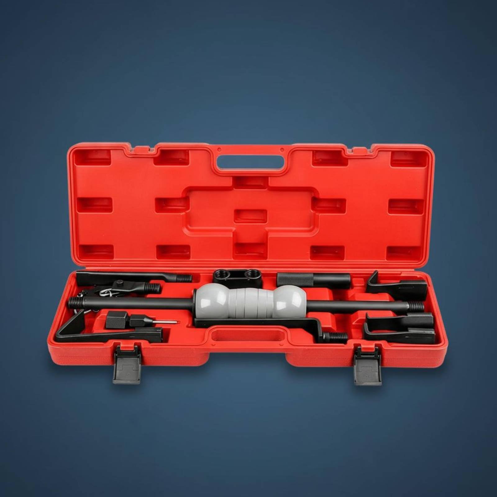 Colcolo Attrezzatura per Riparazione Ammaccature Kit Carrozzeria Professionale Tirabozze Martello a Slitta in Lega Alta Resistenza con Accessori Multipli per, Painted