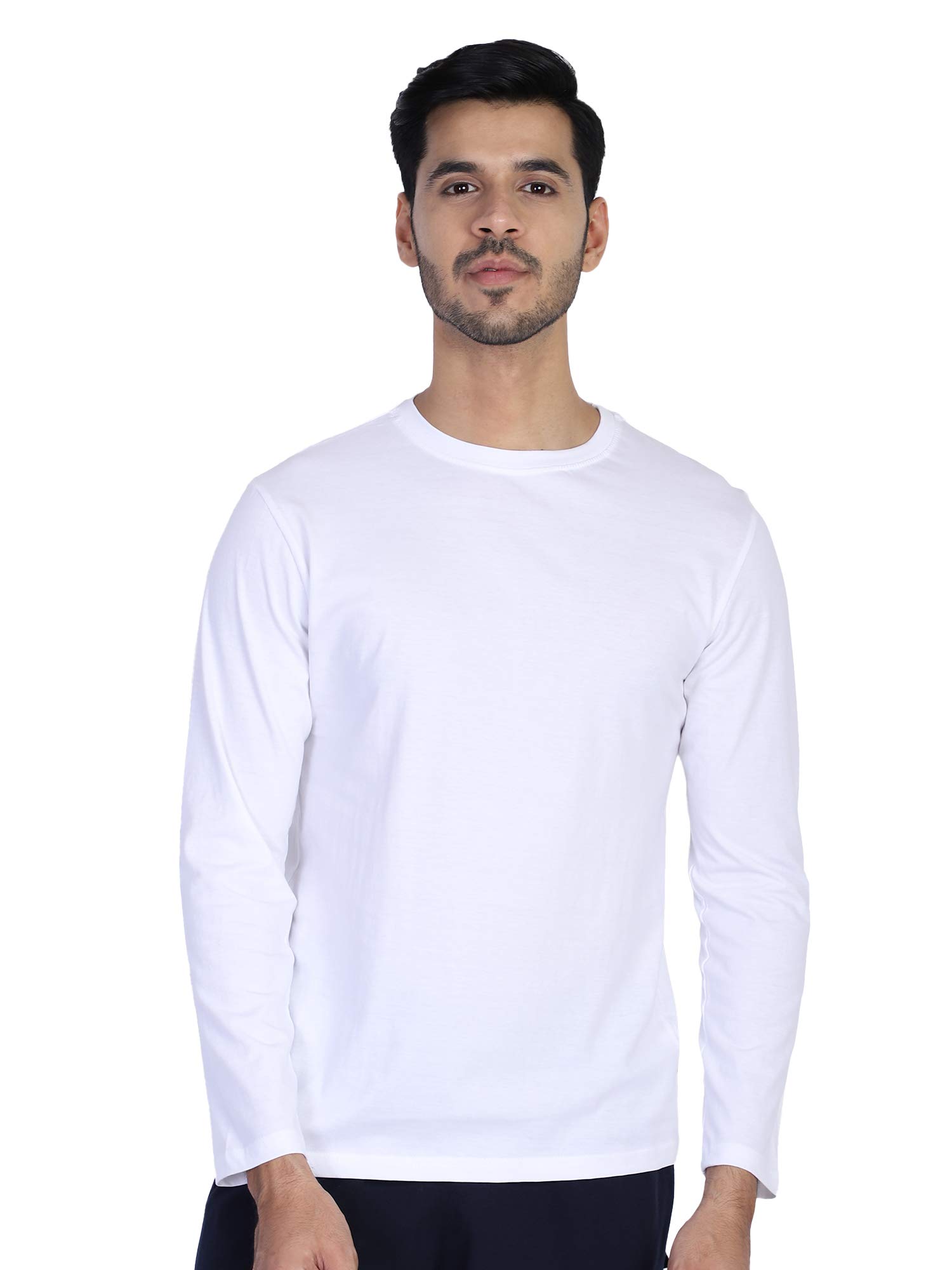 dyca by Bodycare Men's Cotton T Shirt | Round Neck | Full Sleeve | Regular Fit-picture-51