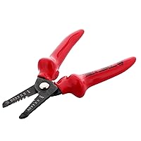 Vista 3 de Wiha 10250 Insulated Stripping Pliers, 10–20 AWG, Multi, One