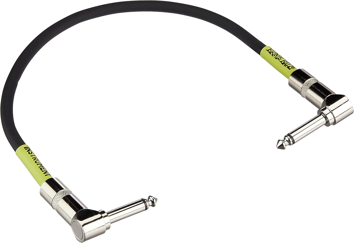 Ernie Ball Patch Cable 3-Pack, Flat Angle/Flat Angle, 6in, White (P06052) : Everything Else