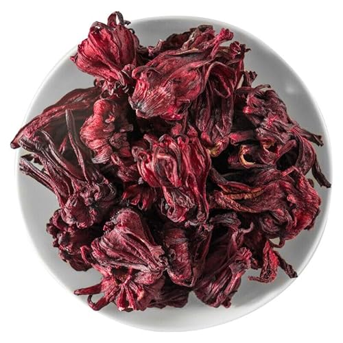 500g Di Tisana Essiccata All'ibisco Roselle Ingredienti Biologici Verdi Vegani Tisana Senza Additivi E Caffeina Tè Freddo Rilassante E Calmante per Il Sonno Tè Profumato
