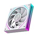 Jungle Leopard Prism4RS Ultra 120mm PC ARGB Computer Case Fans|Infinity Mirror|Daisy-Chain|4 PIN PWM 1850RPM(White Forward_1 Pack) gallery image