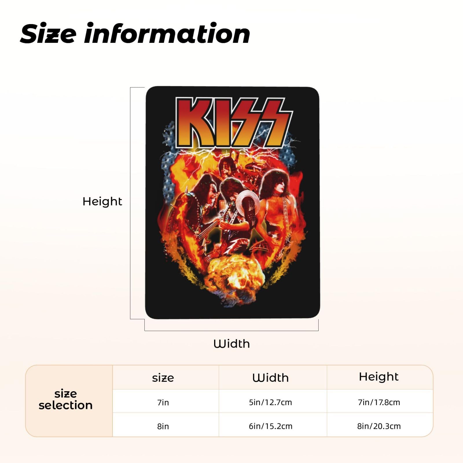 Amazon.co.jp: ブリキ看板 キッス Kiss ロックバンド メタルフォト