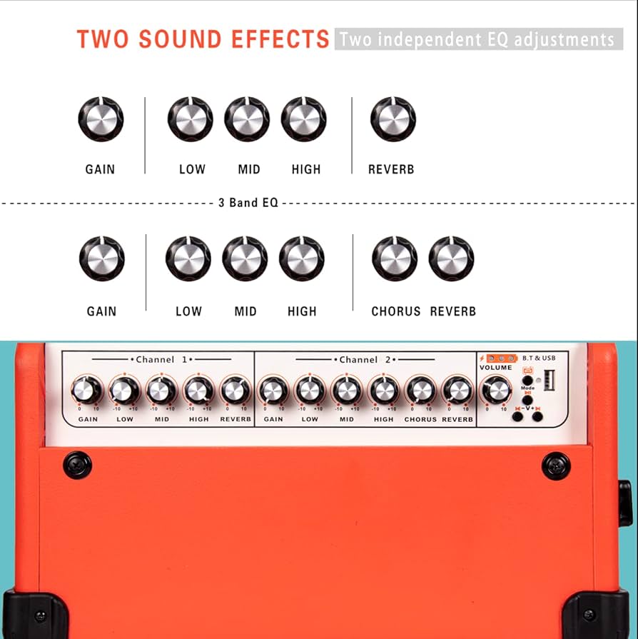 ベース Coolmusic Battery Powered Acoustic ampli Amazon.com: Coolmusic 40W Portable Acoustic Guitar Amplifier