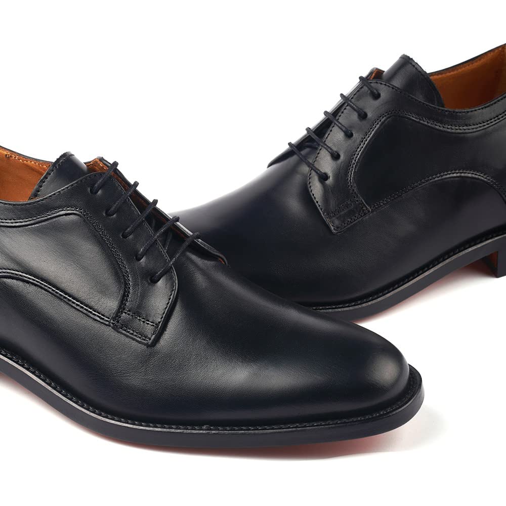 MASALTOS Zapatos de Hombre con Alzas Que Aumentan Altura hasta 7 cm. Fabricados en Piel. Modelo Boston