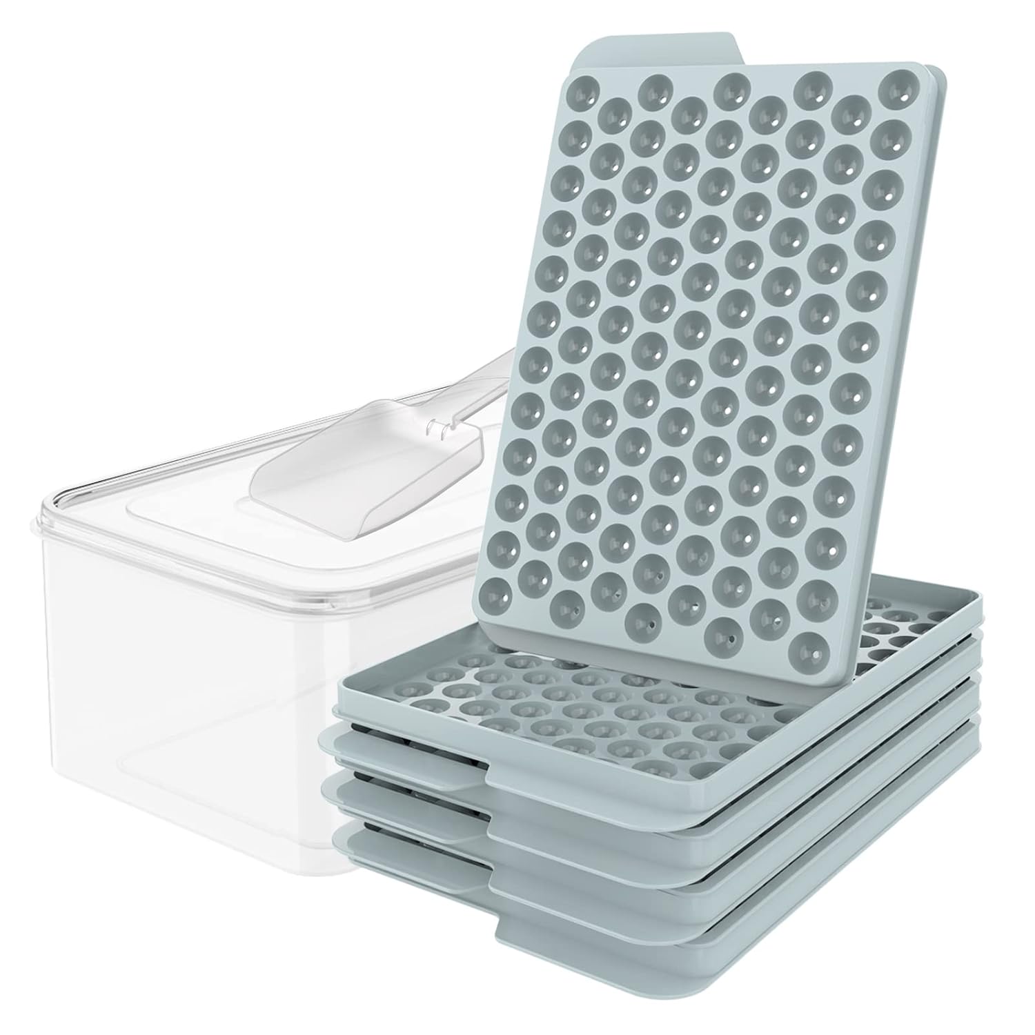 Buy WIBIMEN Mini Ice Cube Trays, Upgraded Small Ice Cube Trays Easy