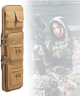 HNWTKJ Portatile Fucile di Canna da Pesca Borsa, Resistente e Impermeabile, Fodero Porta Fucili Imbottito, Borsa per Fucile da Caccia, Softair, Tiro, Spedizione di Caccia