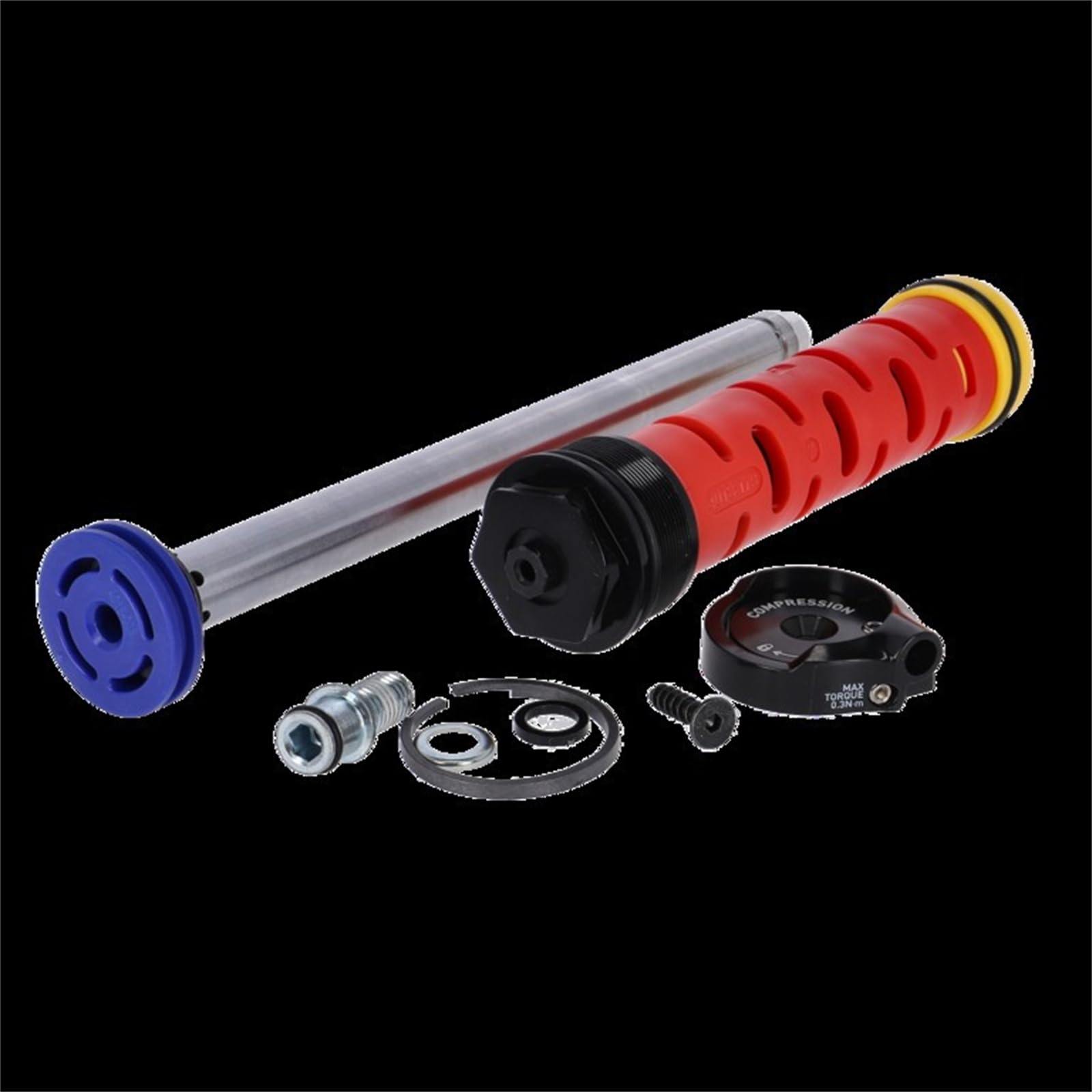 RockShox Fork Damper Assembly - Remote 10mm Moco RL 80-120mm(2013+ Pushloc, Oneloc, Twistloc)(Thread .8mm)(Right Side