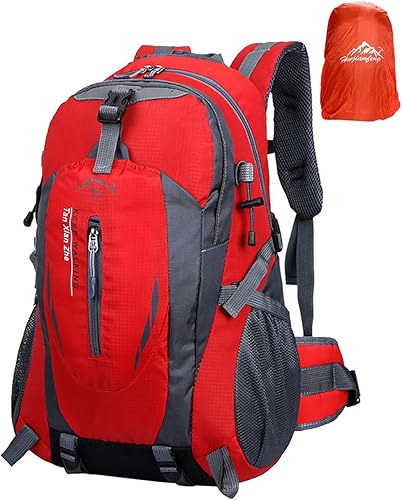 Miniatura 7 de TanXianZhe impermeable 40L deportes al aire libre montañismo senderismo ciclismo camping mochila bolsa