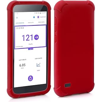 Omnipod 5 Silicone Case Shockproof Omnipod 5 PDM Case to Protect Your Omnipod 5 Pod Case Receiver by YOUSHARES Red