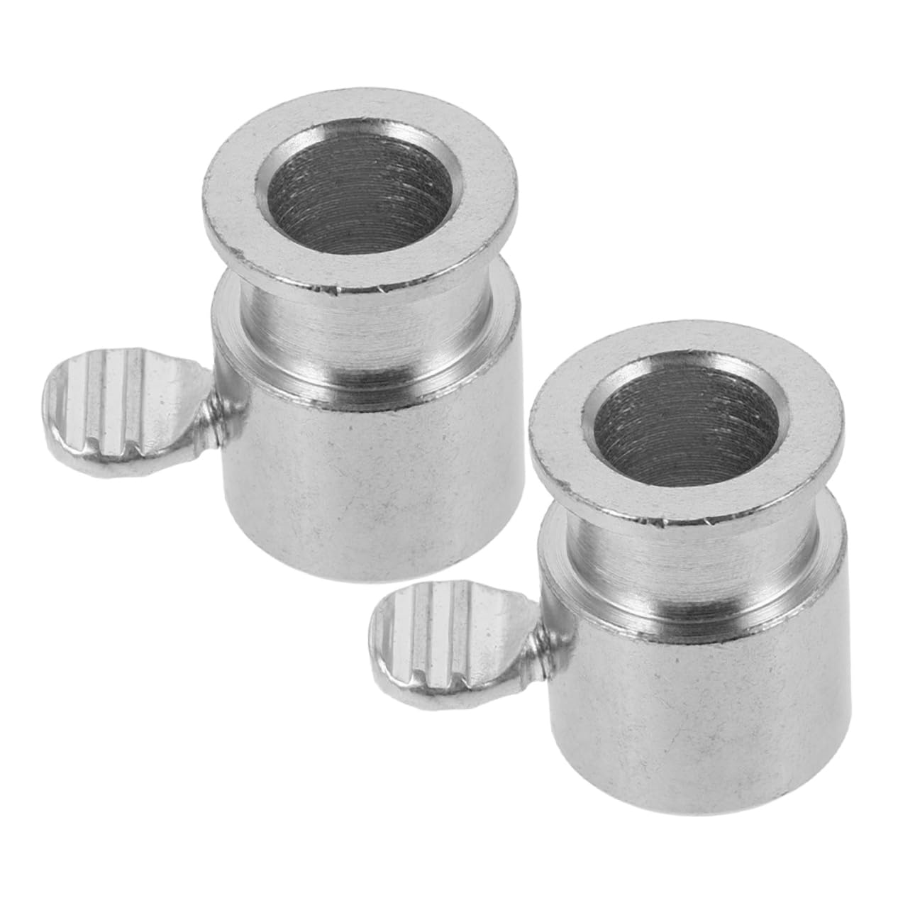 Levemolo Rotisserie Grill Accessories 2pcs BBQ Rotisserie Spit Rod Roller Camping Spit Rod Rack Bolt Metal Bolt