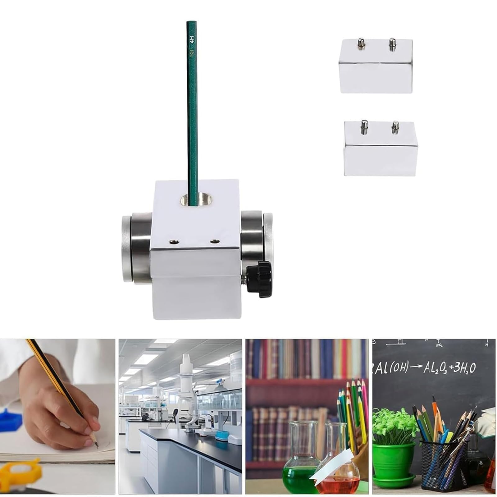 3 in 1 Bleistift Härteprüfer Kit, Beschichtungsfilm Kratztester, 45° Messwinkel, Belastung 500g/750g/1000g, Kratzfestigkeit Testen für Labor und Baustelle