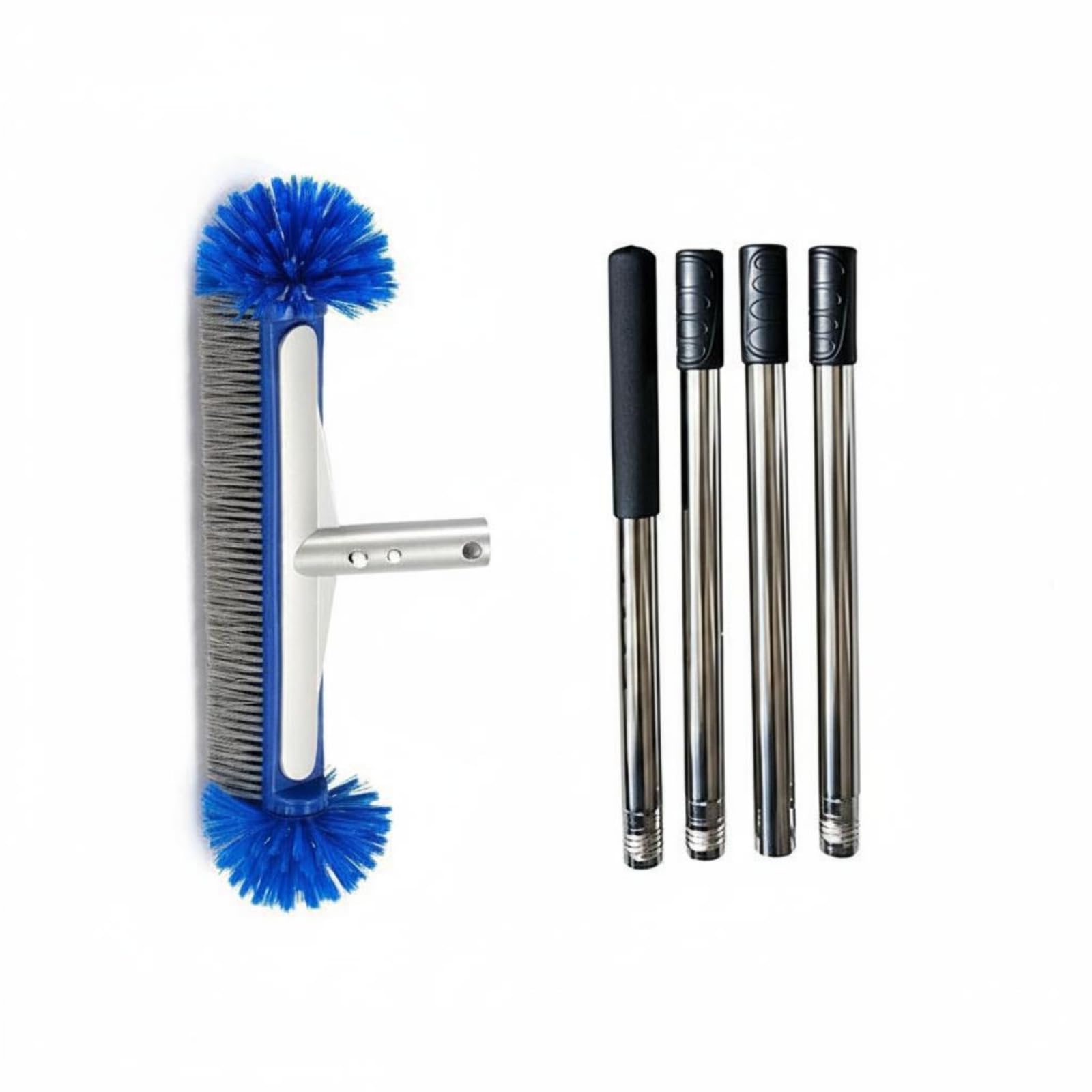 Detachable Handle Stainless Steel Pool Brush Heavy Duty Pool Scrubber Brush, Pool Brush a | Home & Garden | Yard, Garden & Outdoor Living | Pools & Spas-image-31