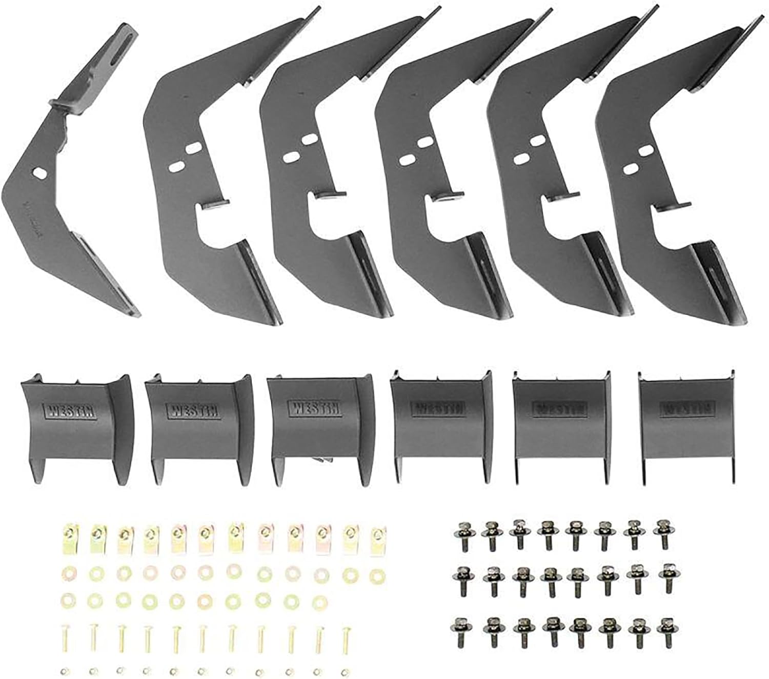 Westin 28-71095 R7 Nerf Bars fits 2015-2025 F150 2022-2025 F150 Lightning 2017-2025 F250 F350 Crew Cab Black Pair