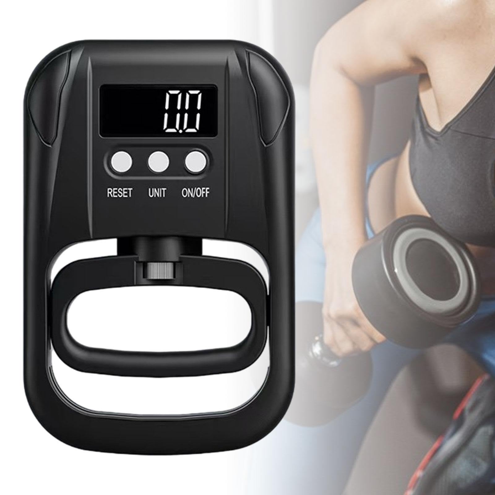 Grip Strength Meter Aparato Electrónico de Medición de Fuerza Ejercitador de Mano para Aumentar Potencia Dinamómetro Digital Preciso Equipo de Entrena