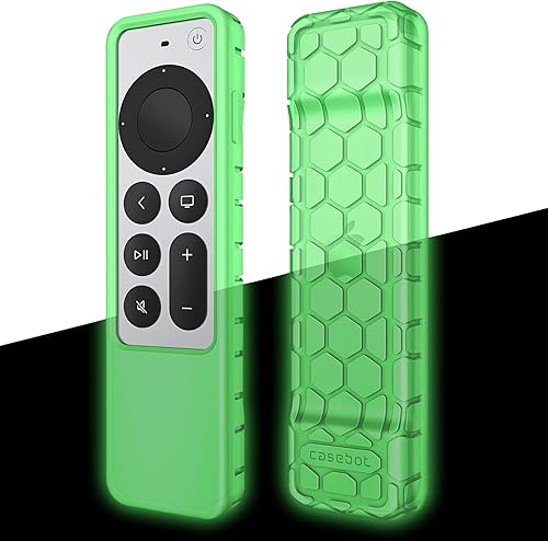 Miniatura 9 de Fintie Funda protectora para Apple TV Siri Remote 2021 2022  Honey Comb ligera, antideslizante, a prueba de golpes, funda de silicona para control