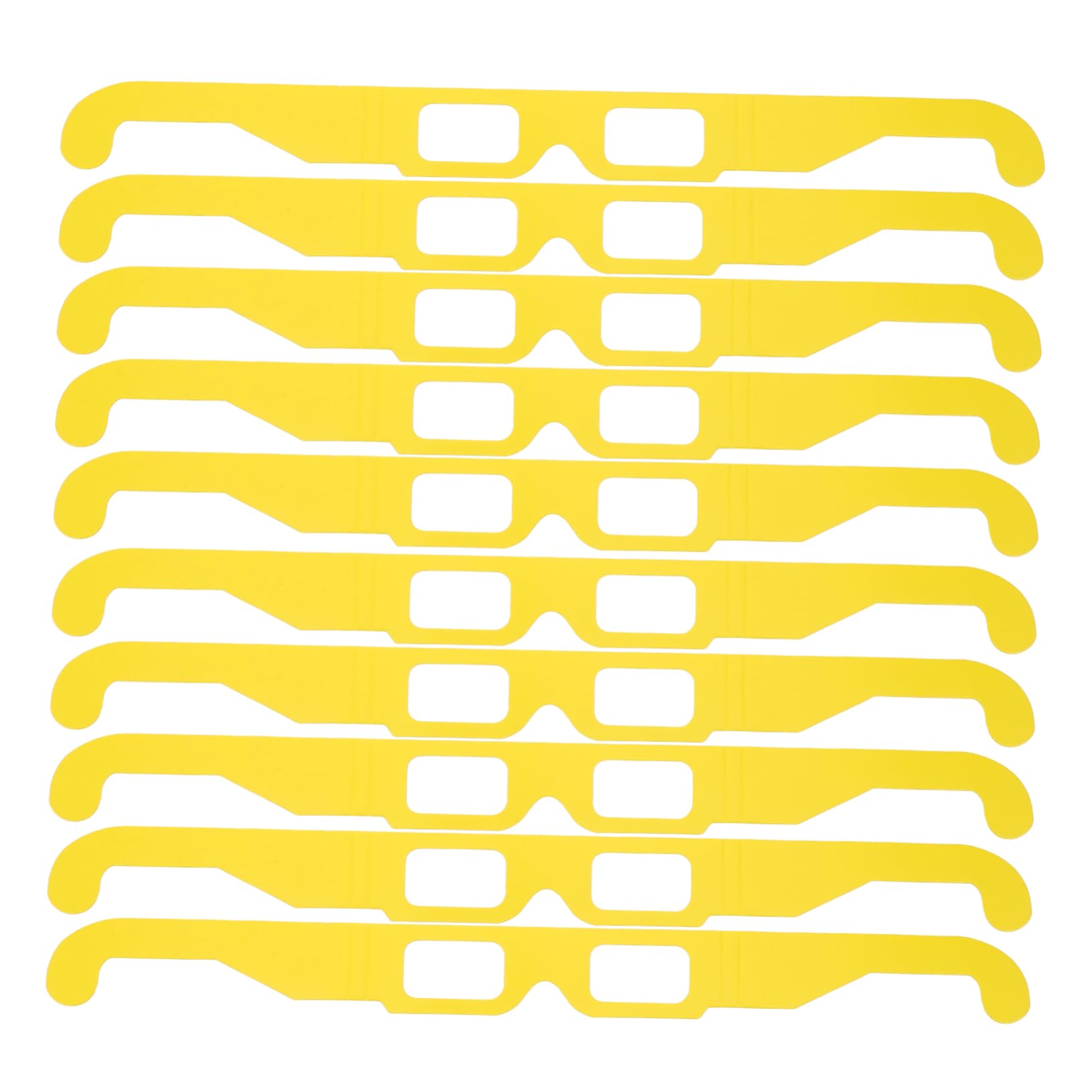 PERSELOSO 20 Pairs Neon Glow Glasses Heart Shaped Festival Glasses Immersive 3d Diffraction for Nighttime Fun