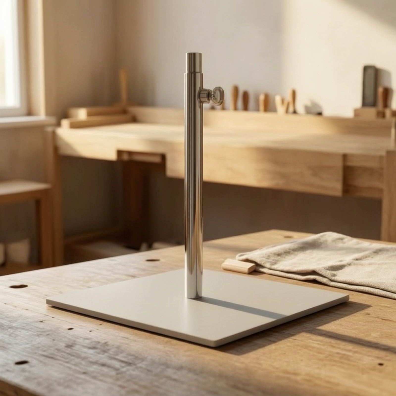 Höhenvstellbar Präsentationsständ mit Klemmknopf höhenvstellbar Ausstellungsständ stabil Wbeständ für Showroom, Einzelhandel, Fotografie