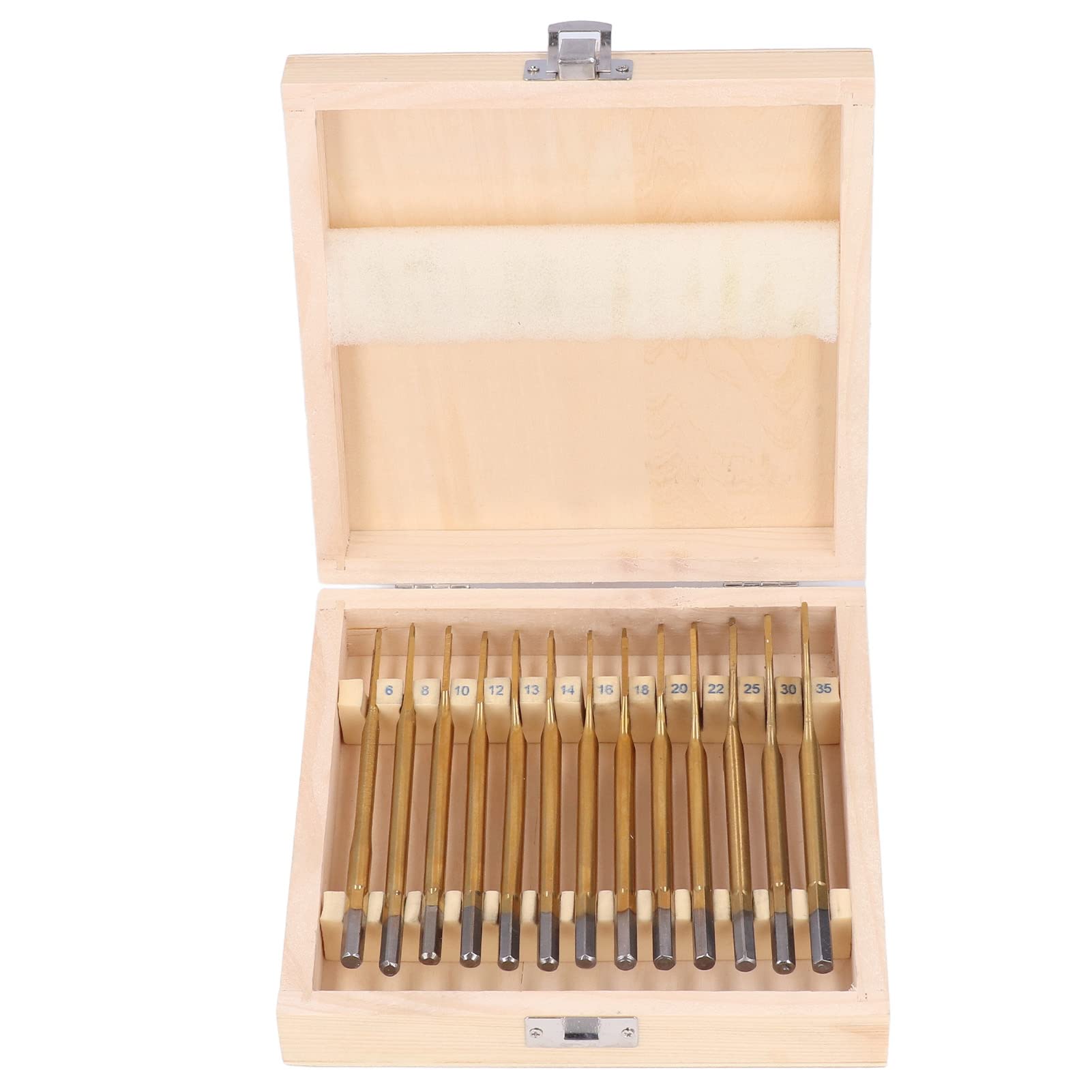 Spatenbohrer-Set, Bohrer-Set, 13-teiliges Holzbearbeitungs-Flachbohrer-Set aus Kohlenstoffstahl, 1/4-Zoll-Sechskantschaft-Spatenbohrer-Set, Lochschneider, bohren Sie das meiste Holz spatenbohrer holz