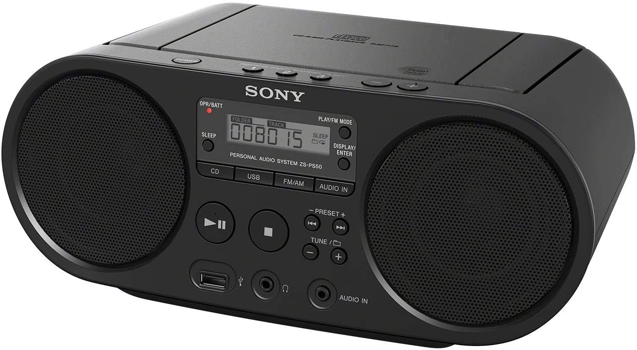 ピュアダイレクトBubbly CDシステム WITH SONY TA-N110 Sony ZS-PS50 Portable CD Player | Boombox | Radio | ZSPS50 - (Pack