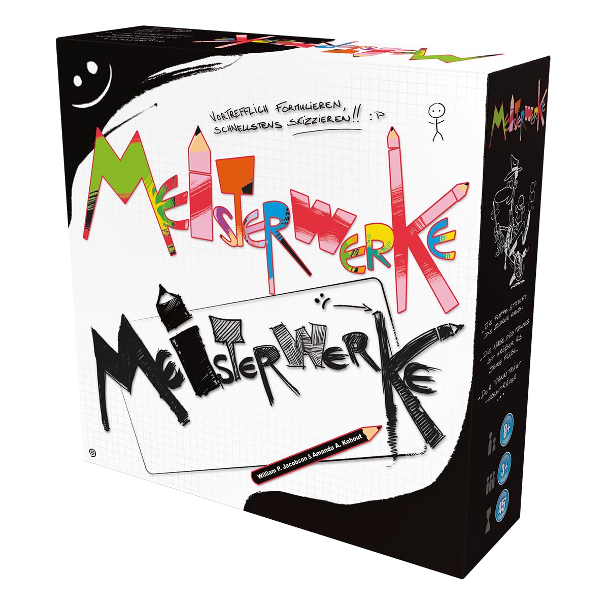 Asmodee, Meisterwerke, Kreatives Partyspiel, Deutsch