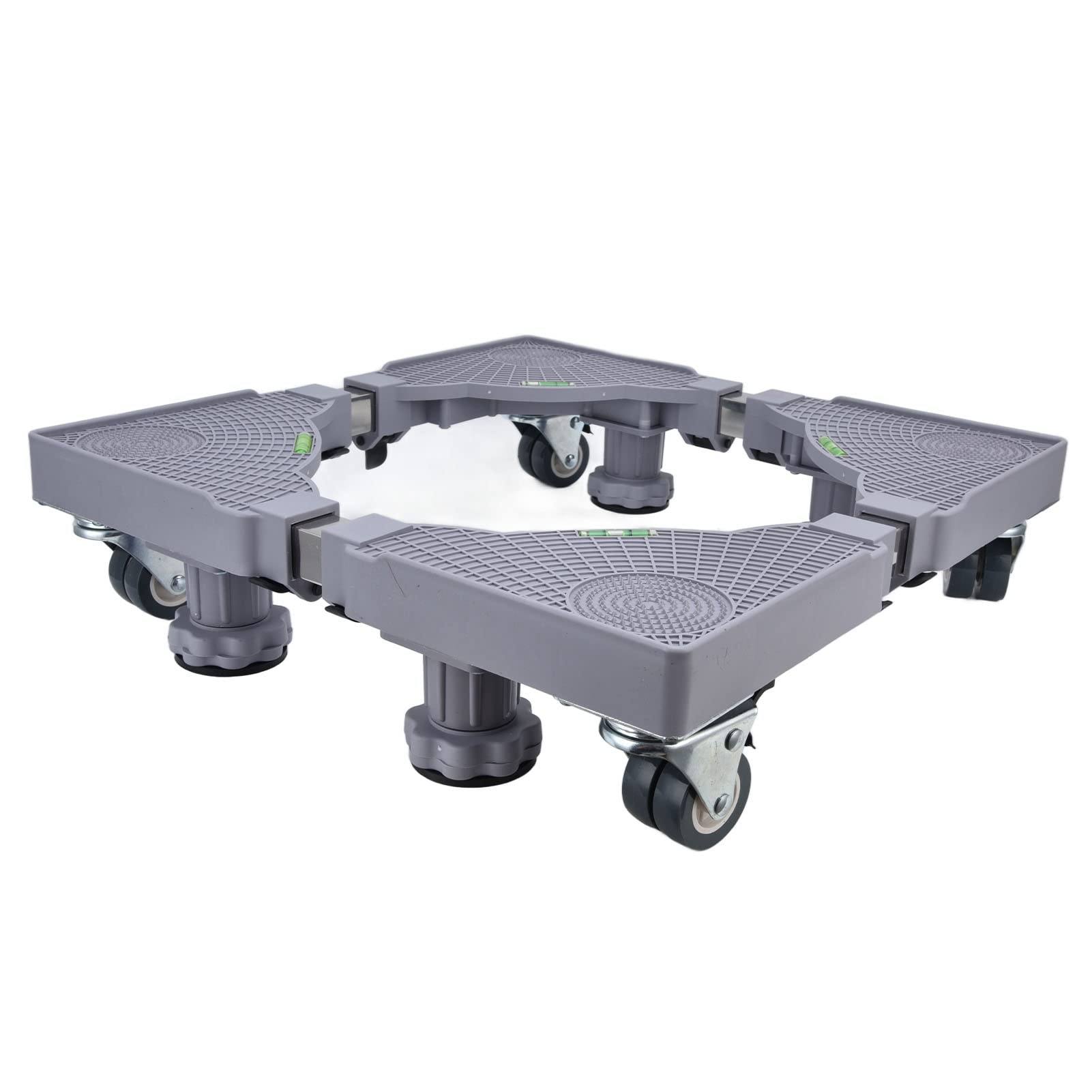 Base para Lavadora, Rodillo Ajustable Multifuncional, Soporte Bloqueable, Fácil de Mover, Antivibración para Lavandería, Plástico ABS, 42-60cm