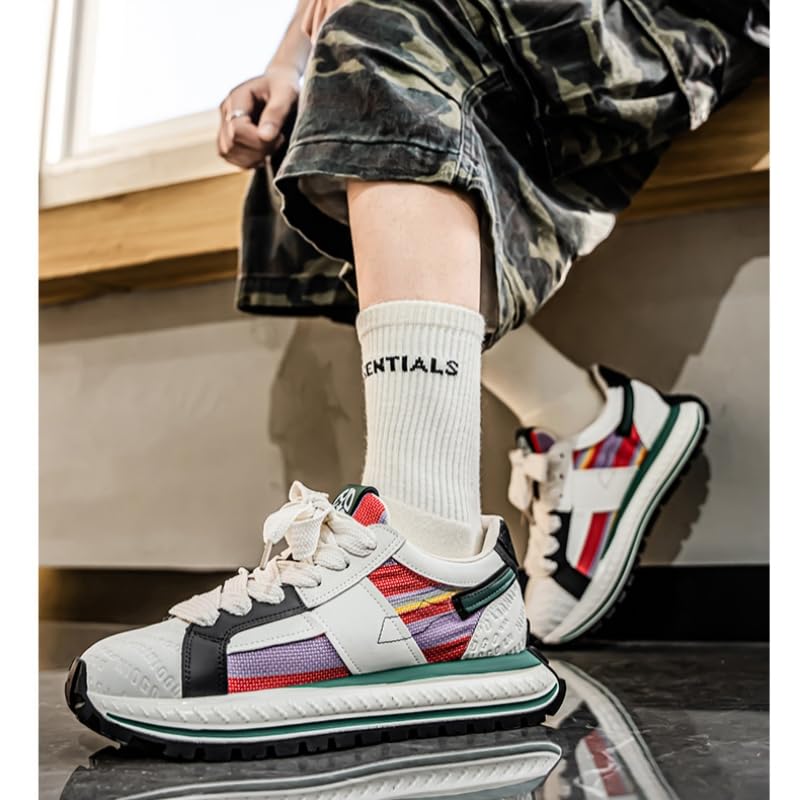 Men's Breathable Lace-Up Sports Shoes – Comfortable & Lightweight Sneakers for Outdoor & Casual Wear4