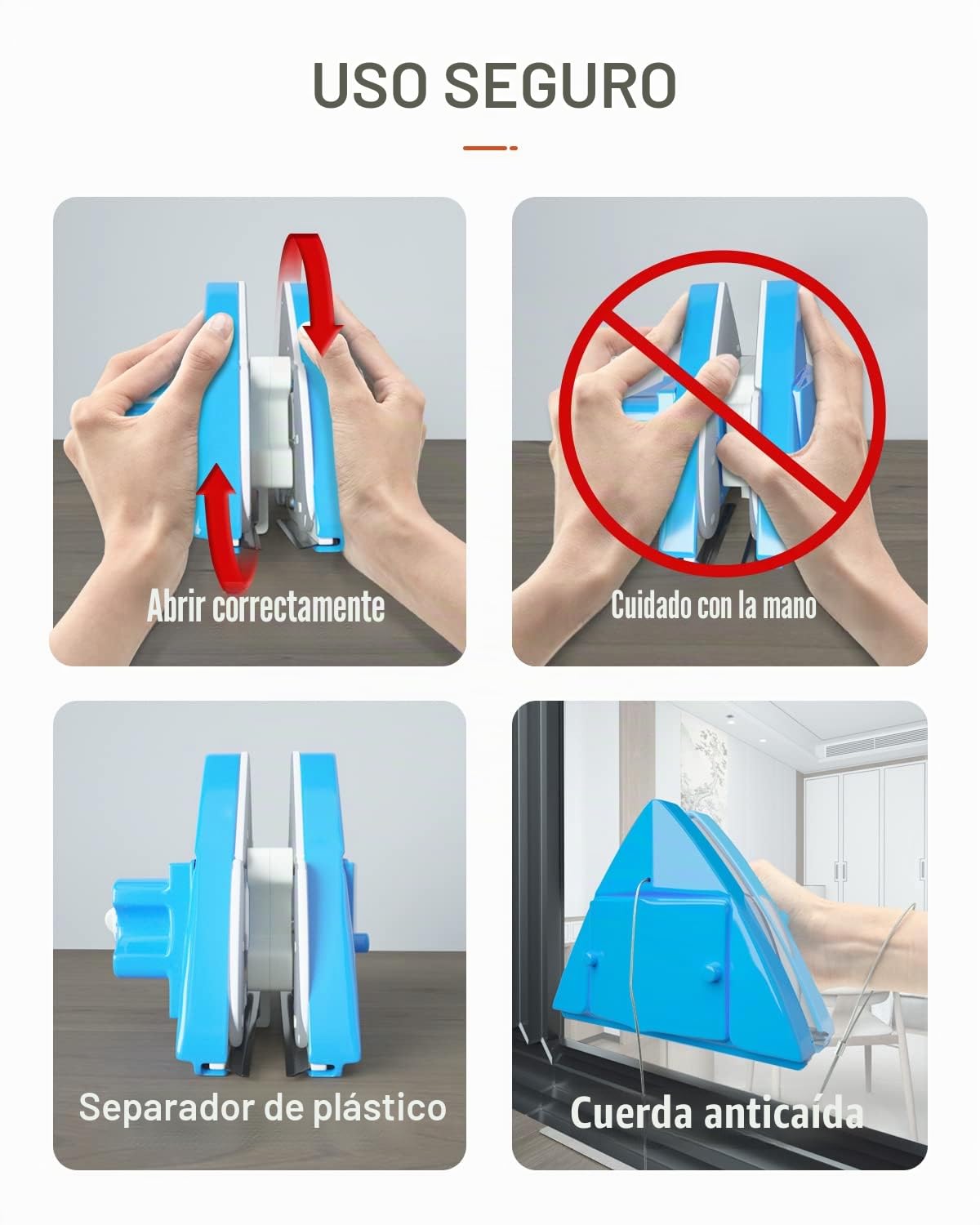 Baffect Inicio Lateral Doble magnético Ventana Limpiador Tanto de Cristal Lado de la Superficie Herramientas Cepillo de Limpieza del limpiaparabrisas para Ventanas Espesor 4-30mm